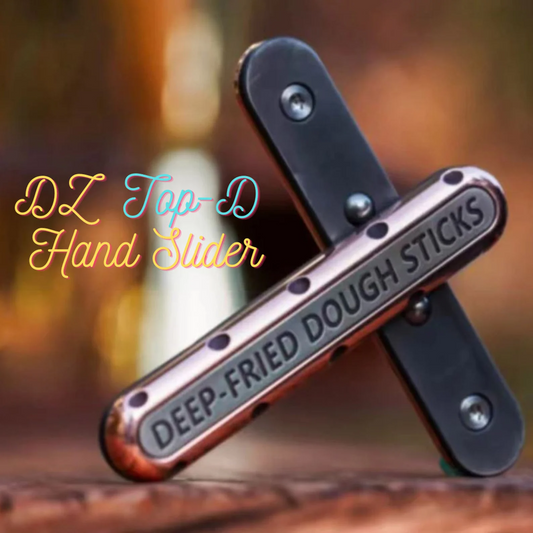 DZ Top-D Hand Slider | Top-D EDC Slider | Dz Hand Metal Fidget for Gift & Collection