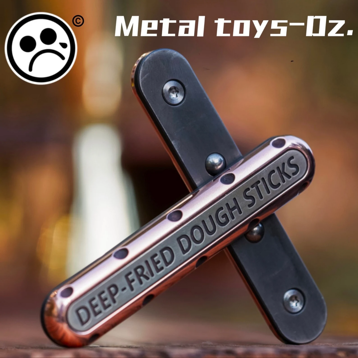 DZ Top-D Hand Slider | Top-D EDC Slider | Dz Hand Metal Fidget for Gift & Collection