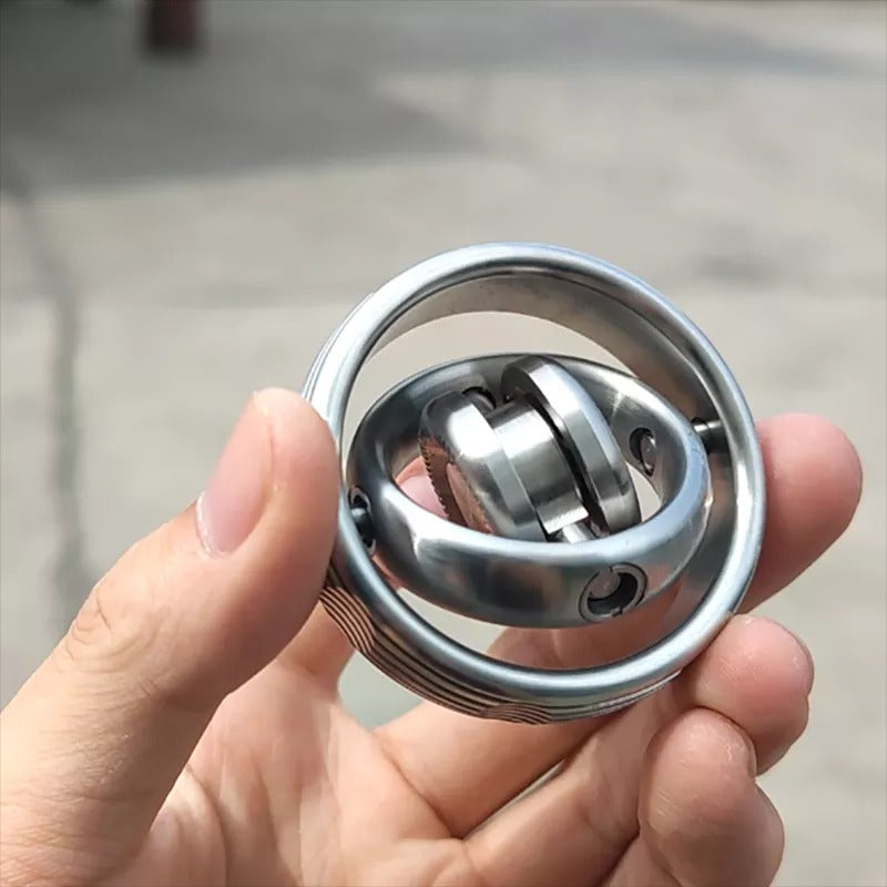Stainless Steel Gyroscope Rotation Balancing Spinner | EDC Fidget Spinner | Kids Adult Toys