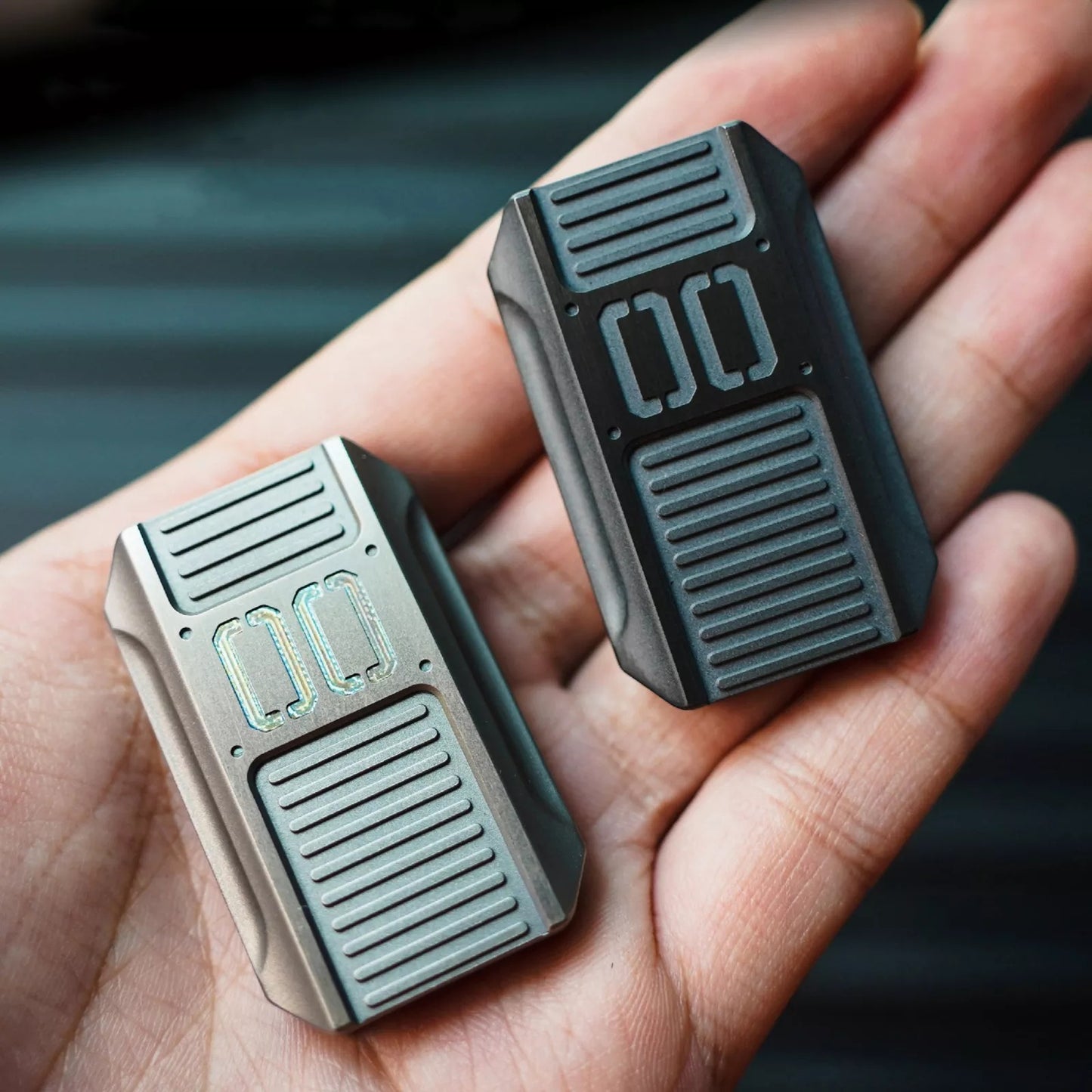 Mini Stainless Steel Hand Push PPB Slider | Mini Metal Hand PPB Slider | Mini EDC Hand Push Slider for Fun Collection and Gift