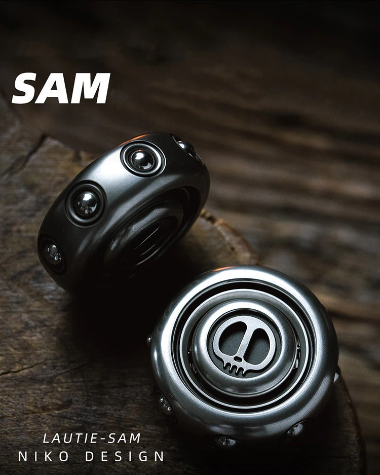 Lautie SAM Ring Metal Hand Spinner | Lautie SAM Ring Metal Gyro Spinner | Lautie EDC Hand Fidget Spinner for Collection and Gift