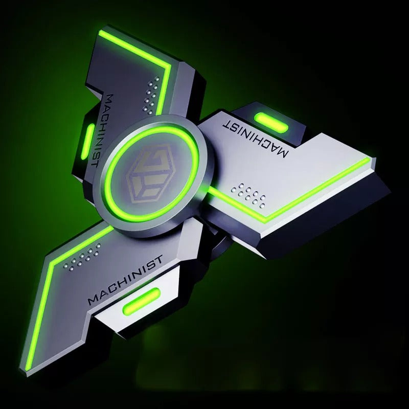 Luminous Hand Fidget Gyro Spinner | Metal Hand Gyro Spinner with Luminous Perfect for Gift & Collection