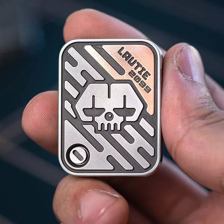 Lautie Stainless Steel Lucky Poker Card Magnetic Push Slider | Lautie EDC Poker Card AA-KK | Lautie Metal Lucky Poker Slider Card for Collection & Gift