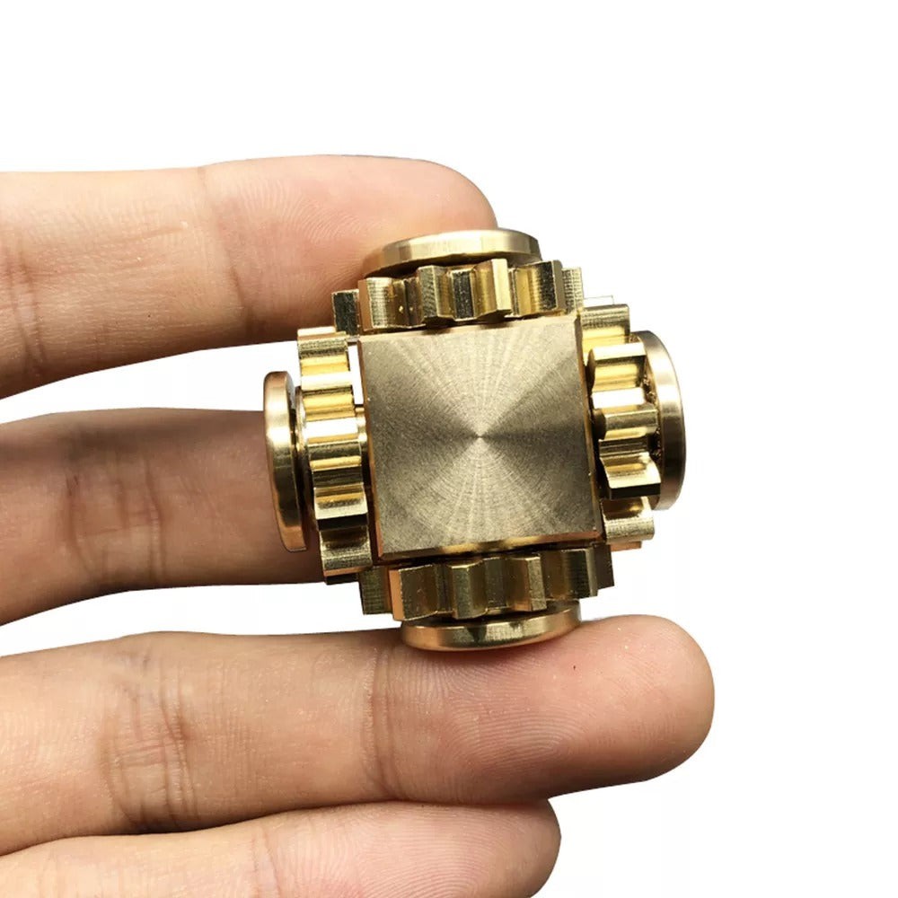 Gyro Pure Brass | Copper High Precision Gear Fidget Spinner