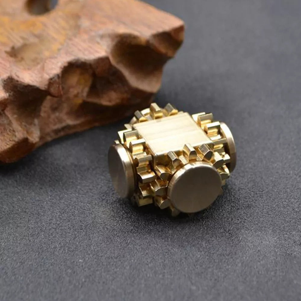 Gyro Pure Brass | Copper High Precision Gear Fidget Spinner