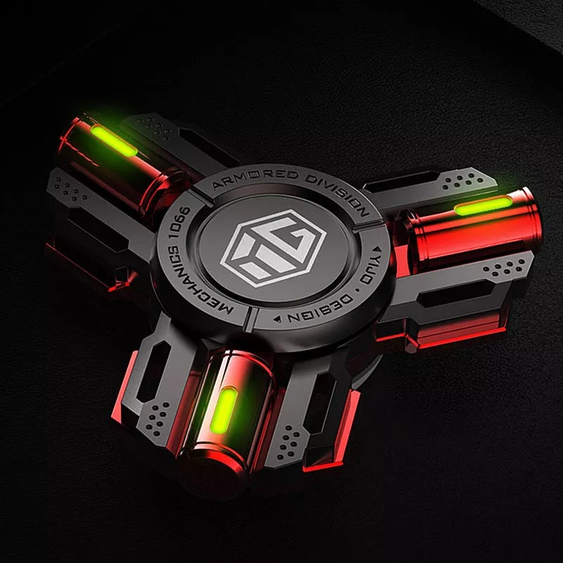 Luminous Hand Fidget Gyro Spinner | Metal Hand Gyro Spinner with Luminous Perfect for Gift & Collection