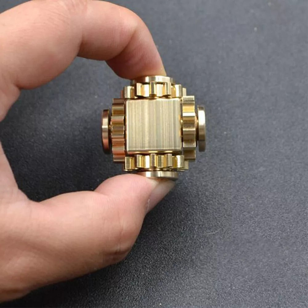 Gyro Pure Brass | Copper High Precision Gear Fidget Spinner
