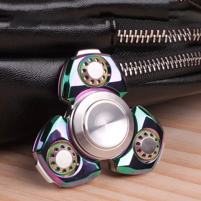 High Quality Metal Hand Spinner | EDC Anti-stress Hand Gyro Spinner | Gyro Metal Spinner for Autism and ADHD| for Gift and Collection