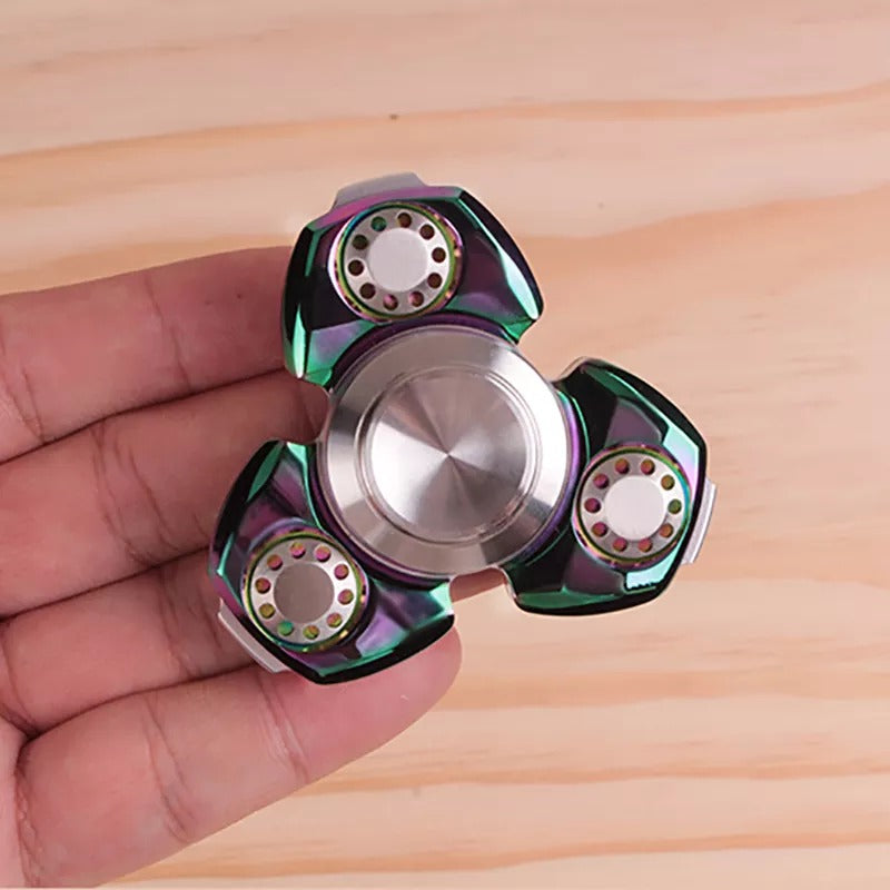 High Quality Metal Hand Spinner | EDC Anti-stress Hand Gyro Spinner | Gyro Metal Spinner for Autism and ADHD| for Gift and Collection