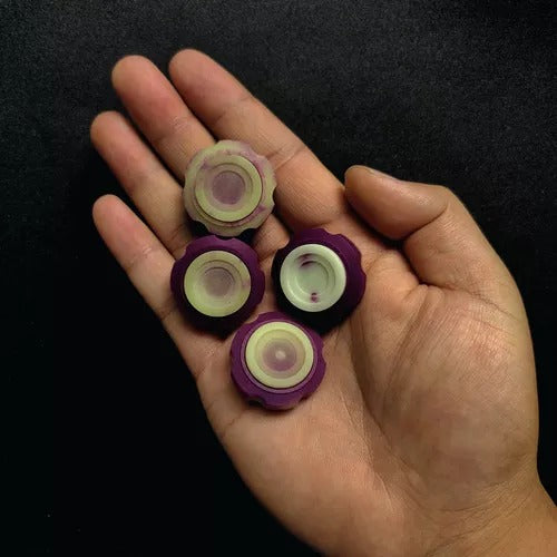 Mini Titanium Alloy Gear Shape Hand Spinner | Mini EDC Gear Shape Fidget Spinner | Mini Metal Hand Spinner for Gift and Collection