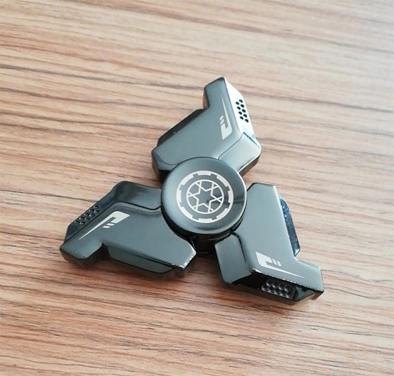 Mini Trefoil Fidget Spinner Alloy Hand Spinner | Mini Alloy Metal Gyro Spinner | Alloy EDC Hand Spinner for Adult ADHD Anti-Stress.