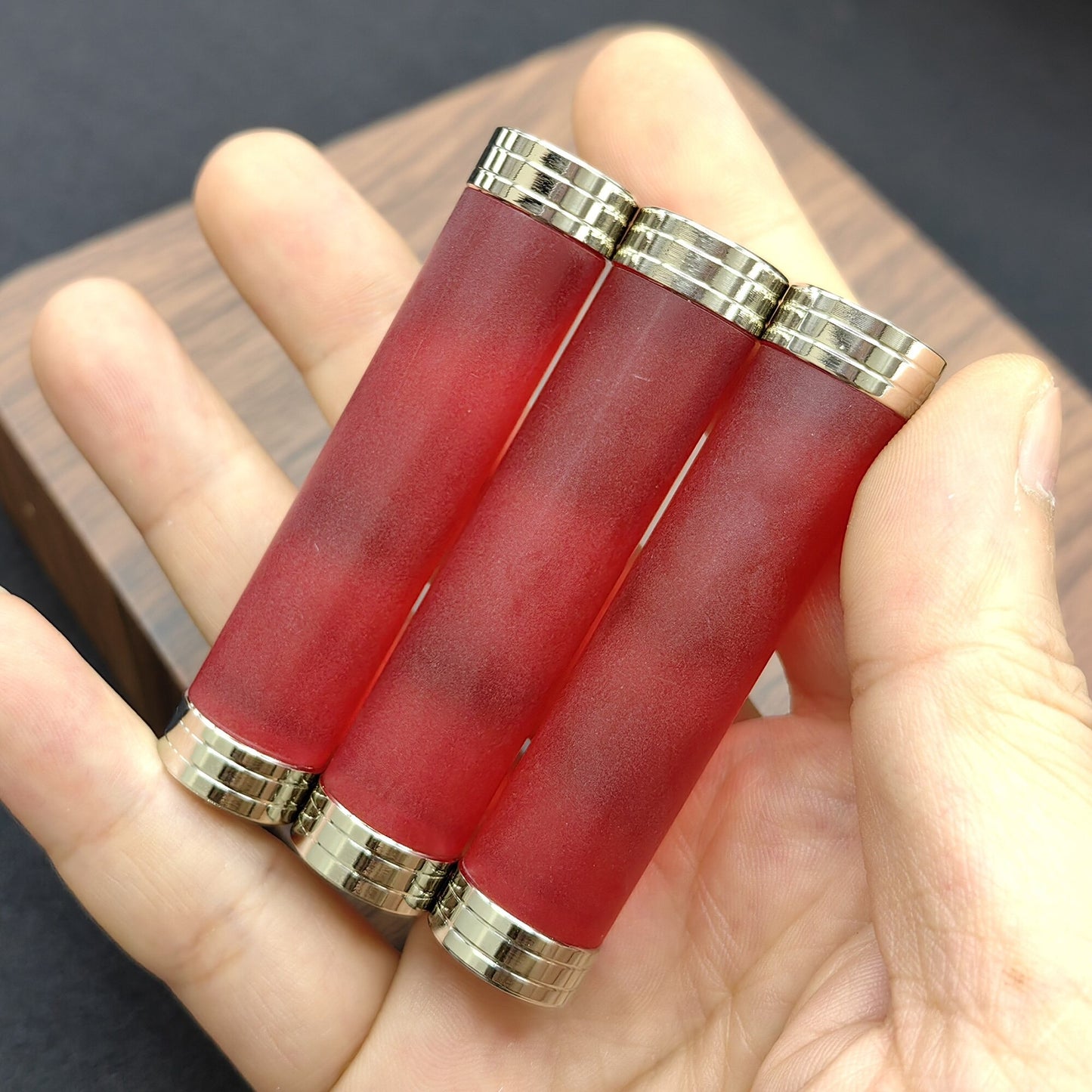 Three Section Carbon Fiber Stick Rod Hand Fidget Toys | Three Section Stick Rotating Anti-stress PPB Fidget Toys for Gift & Collection