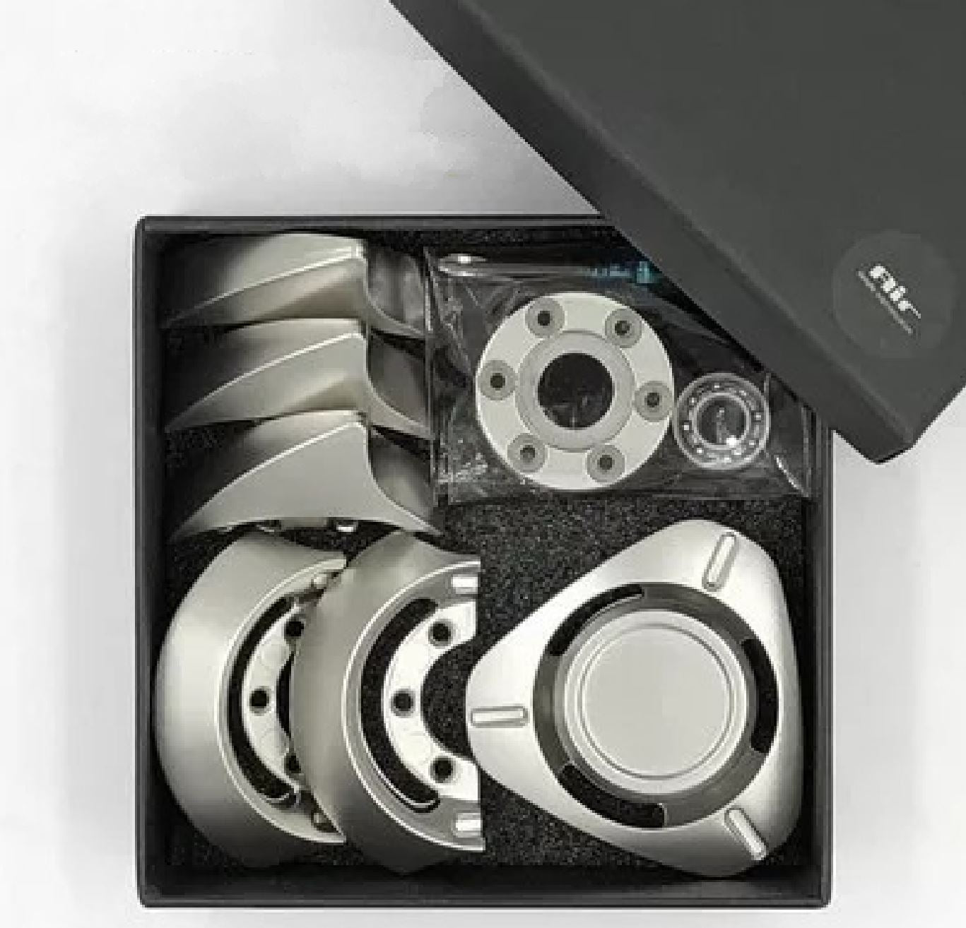 DIY Free Assembly Metal Hand Spinner | Zinc Alloy Tri-Form Spinner | Anti Stress Fidget Spinner for Gift & Collection