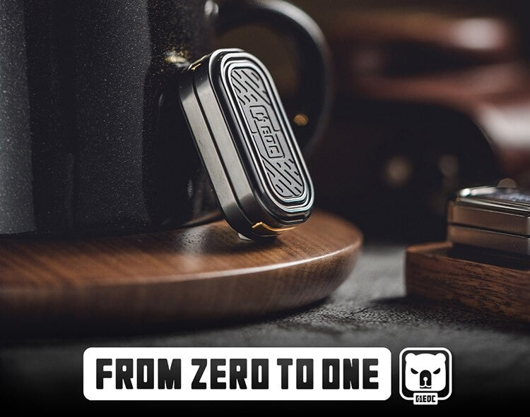 New Zero One Stainless Steel Hand Push Slider | 01 Hand Haptic Slider | EDC Hand Slider